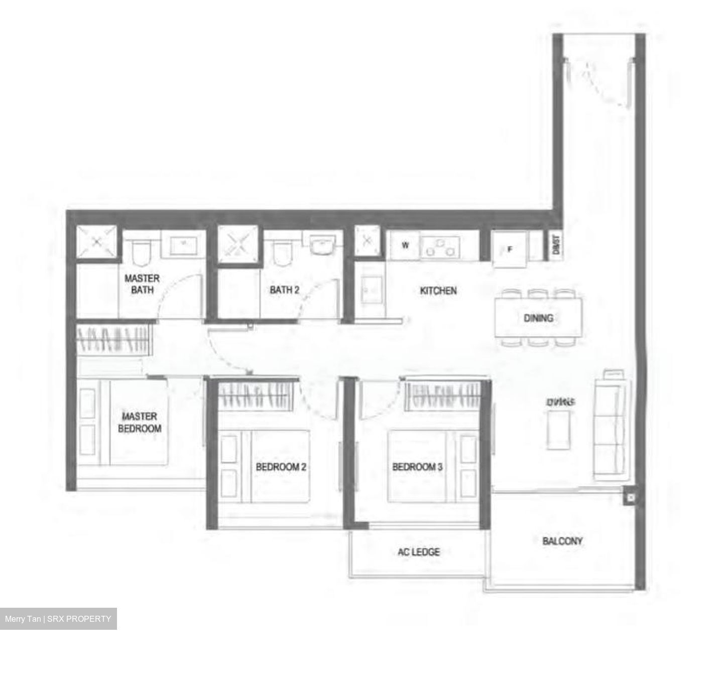 Twin Vew (D5), Apartment #573912311
